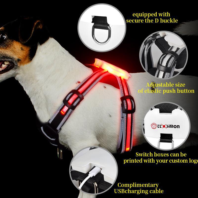 LED Dog Walking Safety Vest