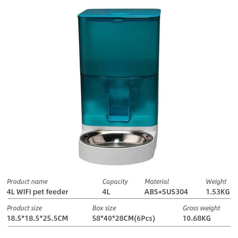 WiFi Smart Microchip Automatic Pet Feeder