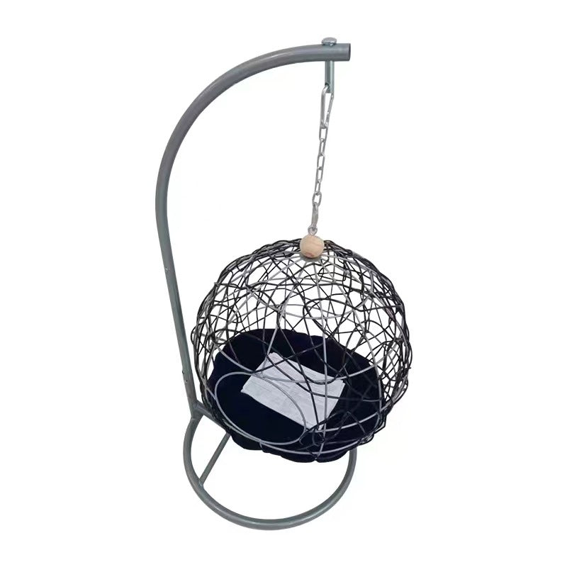 Hand-Woven Rattan Cat Hammock Cradle