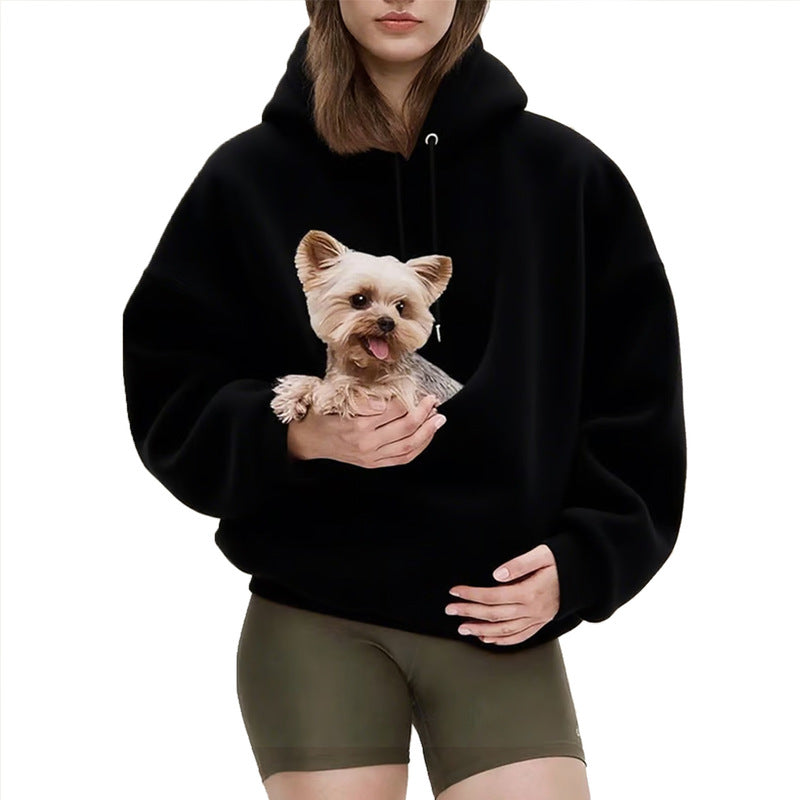 Hands-Free Pet Carrier Hoodie Sweatshirt