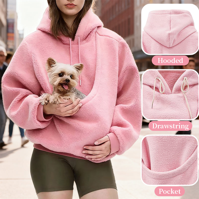 Hands-Free Pet Carrier Hoodie Sweatshirt