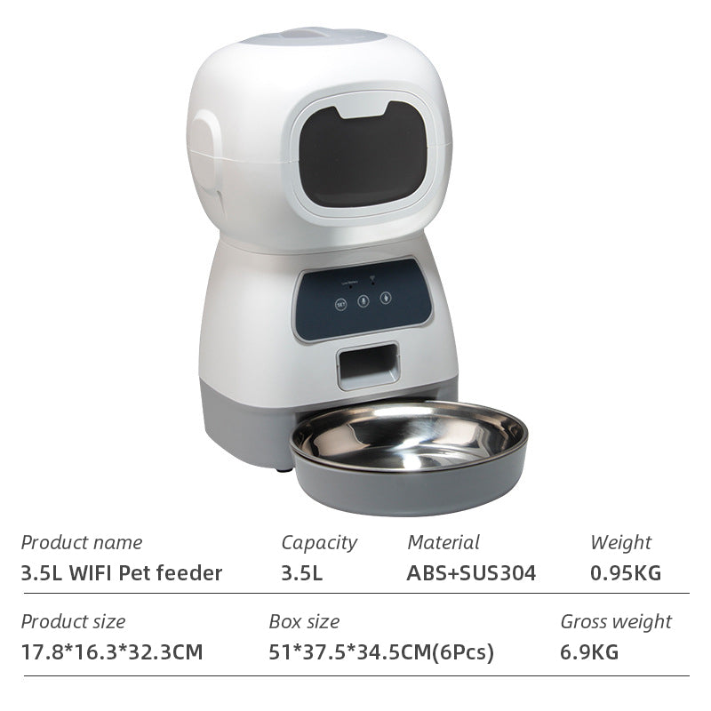 WiFi Smart Microchip Automatic Pet Feeder
