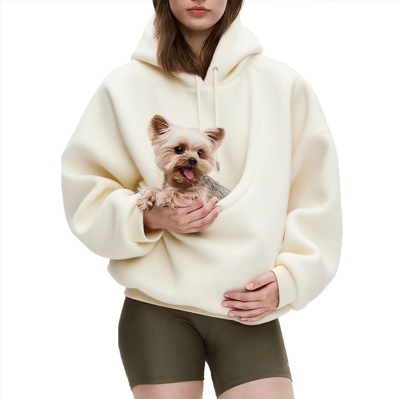 Hands-Free Pet Carrier Hoodie Sweatshirt