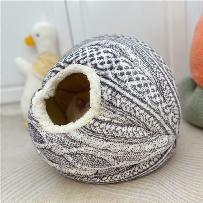 Woven Wool Ball Cat Nest