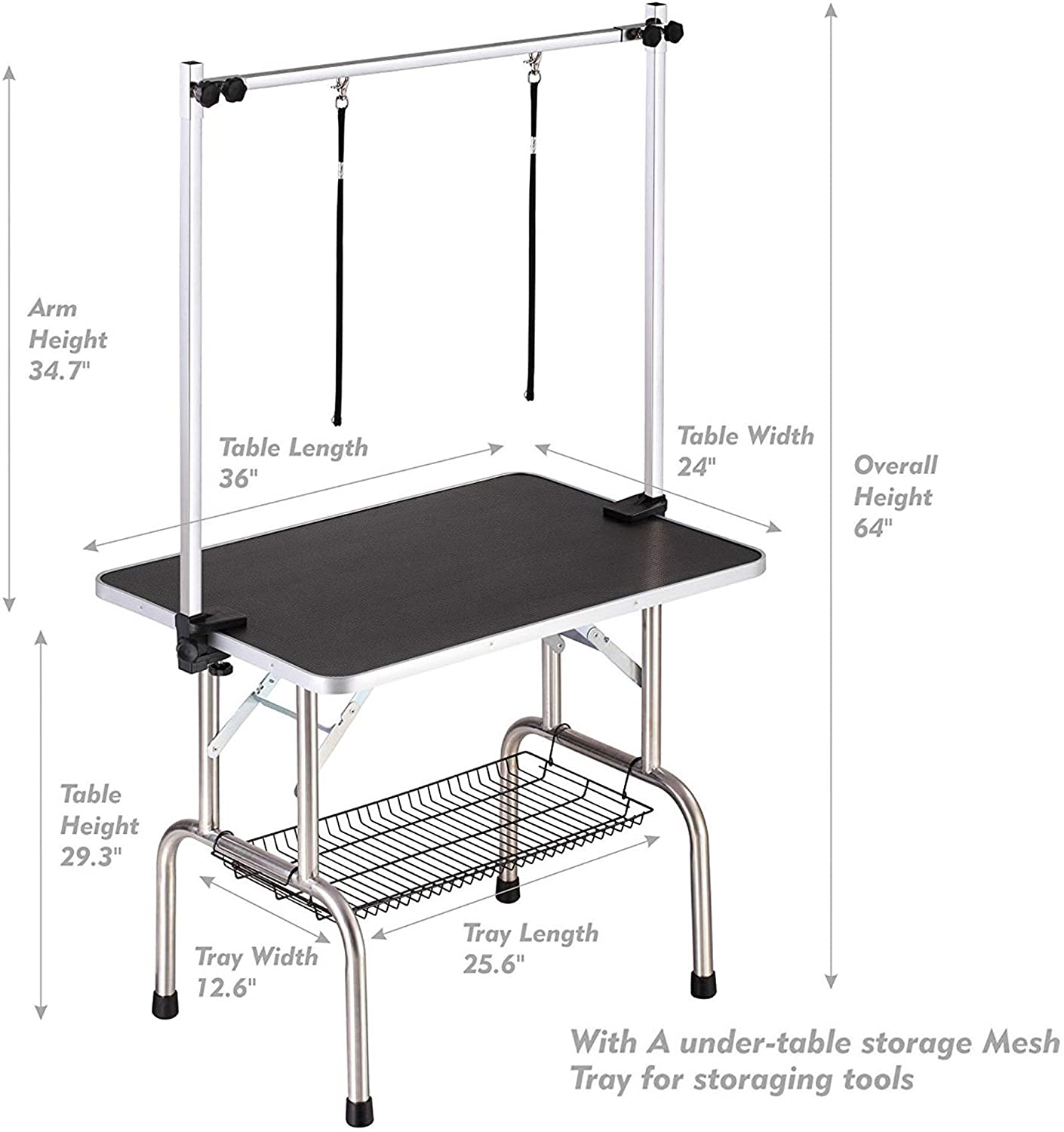 36" Professional Dog Grooming Table