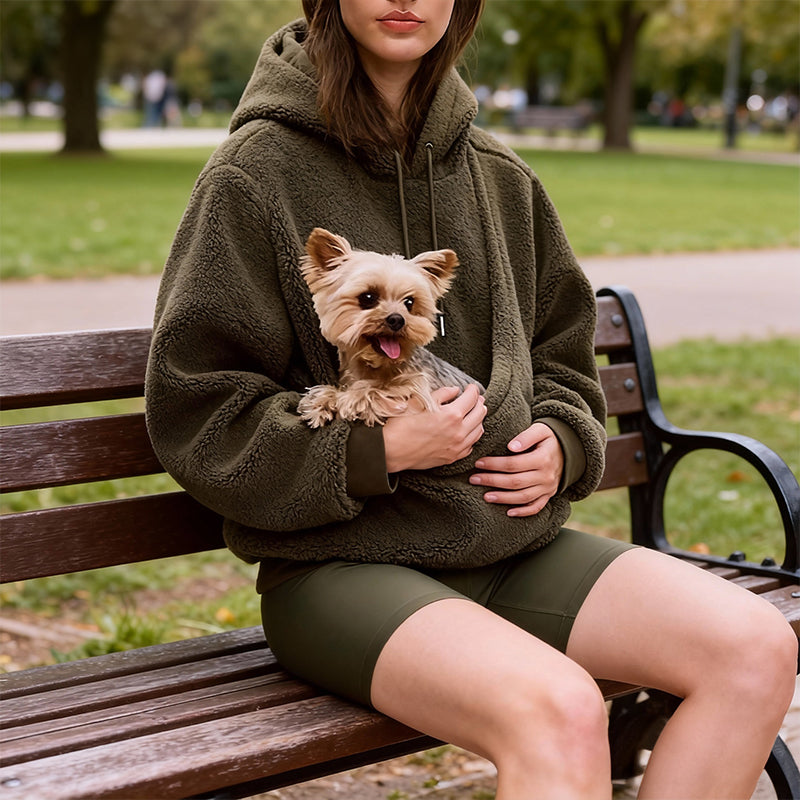 Hands-Free Pet Carrier Hoodie Sweatshirt