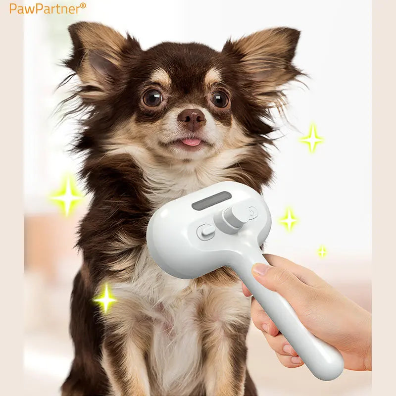 PawPartner Self-Cleaning Mist Grooming Comb