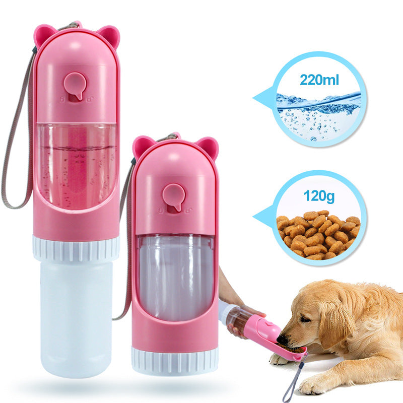 Portable 2-in-1 Pet Water & Food Cup