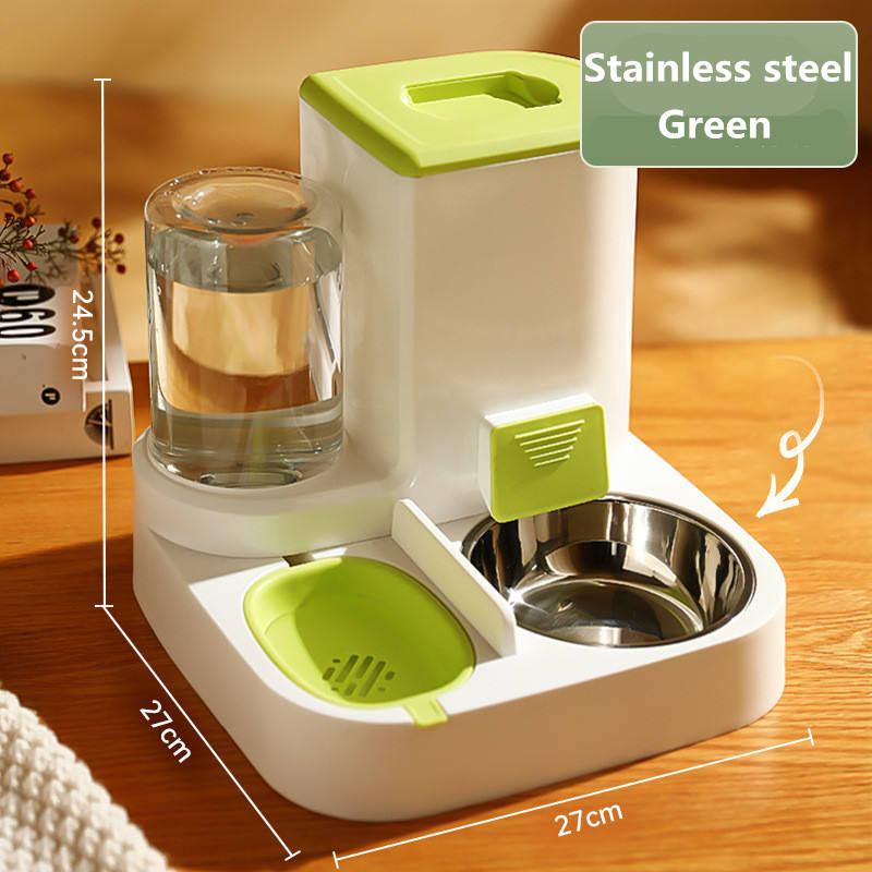 Automatic Pet Feeder - Stainless Steel Bowl