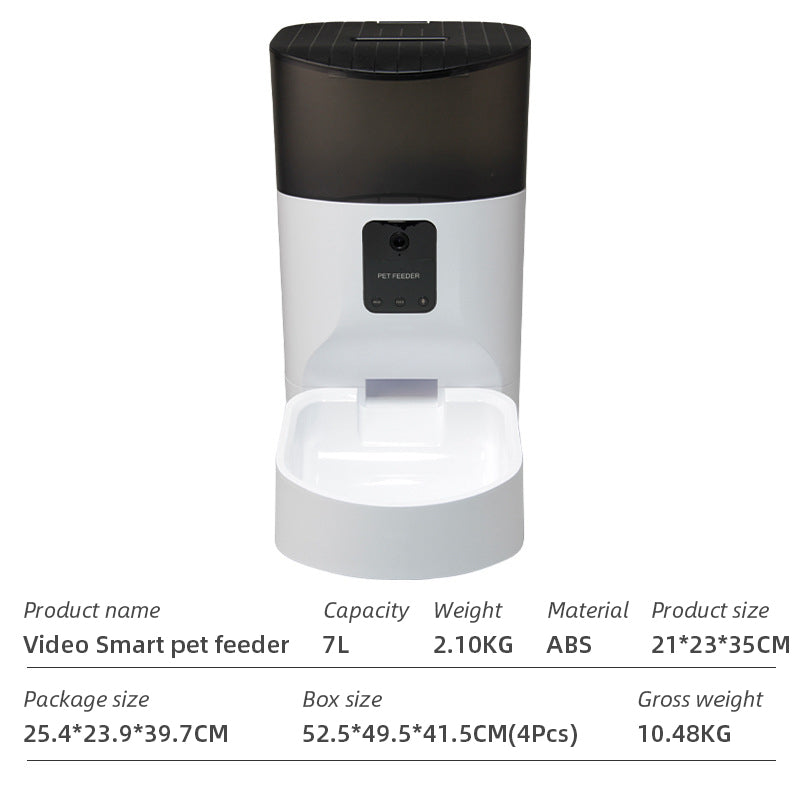 WiFi Smart Microchip Automatic Pet Feeder