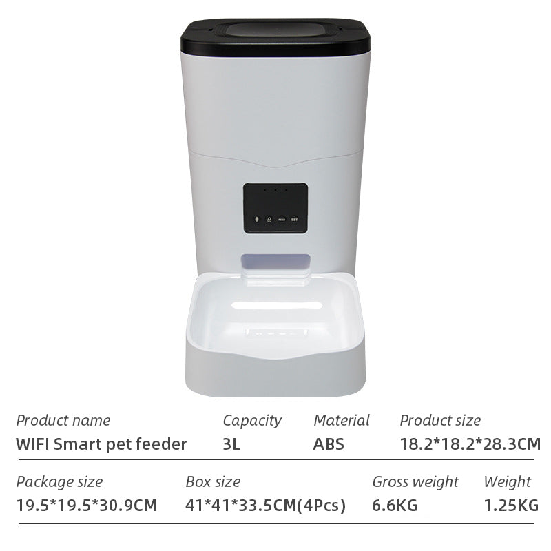 WiFi Smart Microchip Automatic Pet Feeder