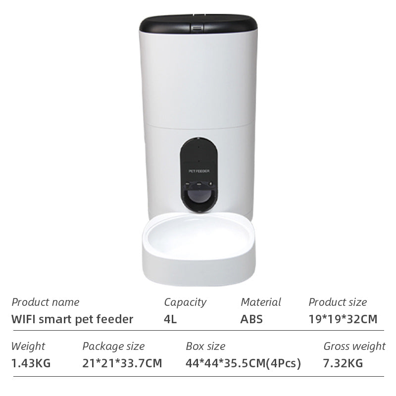 WiFi Smart Microchip Automatic Pet Feeder