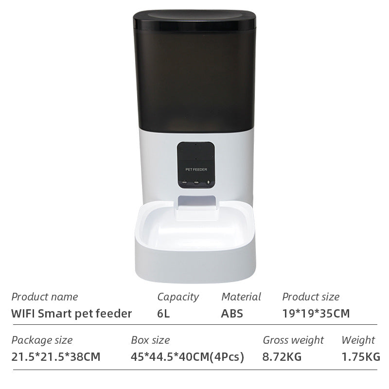 WiFi Smart Microchip Automatic Pet Feeder
