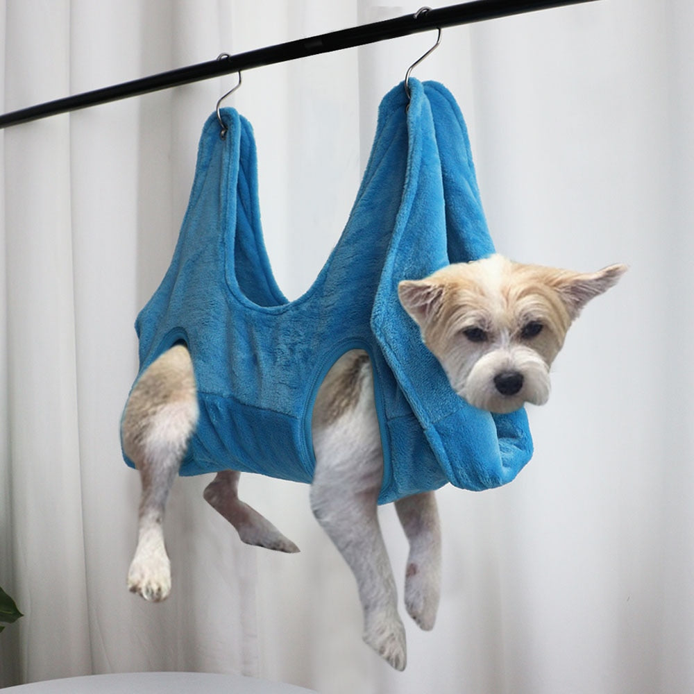 Pet Grooming Restraint Hammock Bag