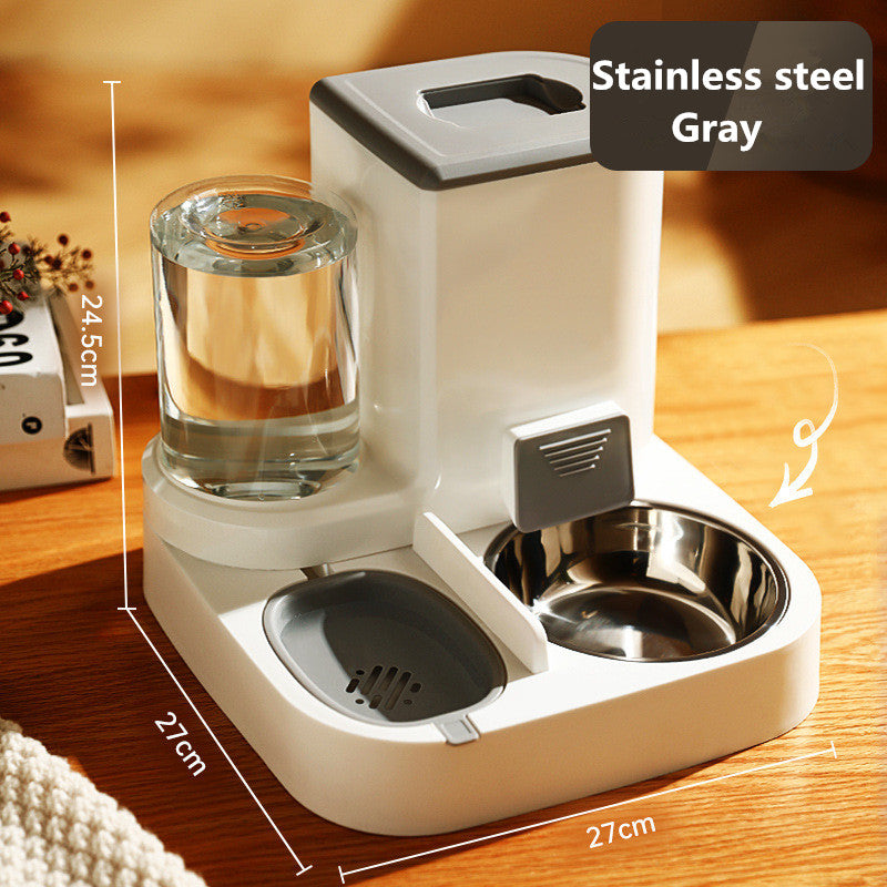 Automatic Pet Feeder - Stainless Steel Bowl
