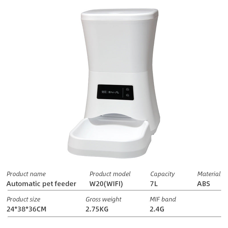 WiFi Smart Microchip Automatic Pet Feeder
