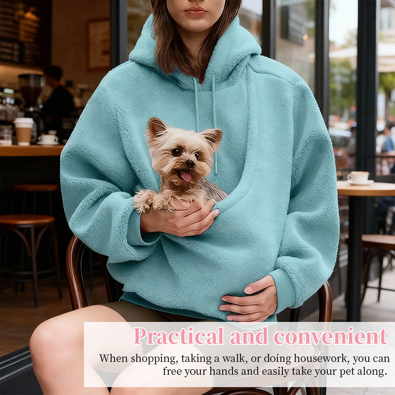 Hands-Free Pet Carrier Hoodie Sweatshirt
