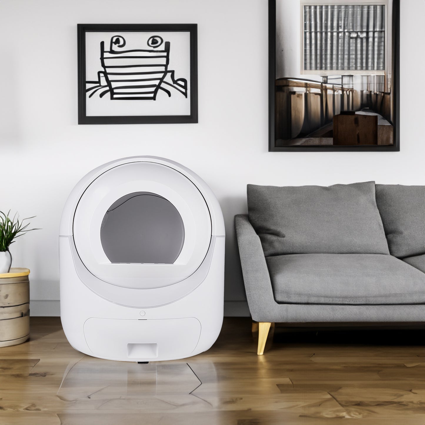 Smart WiFi Cat Litter Box – Multi-Cat & 5G