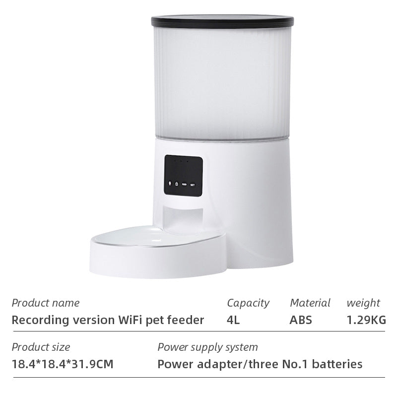 WiFi Smart Microchip Automatic Pet Feeder