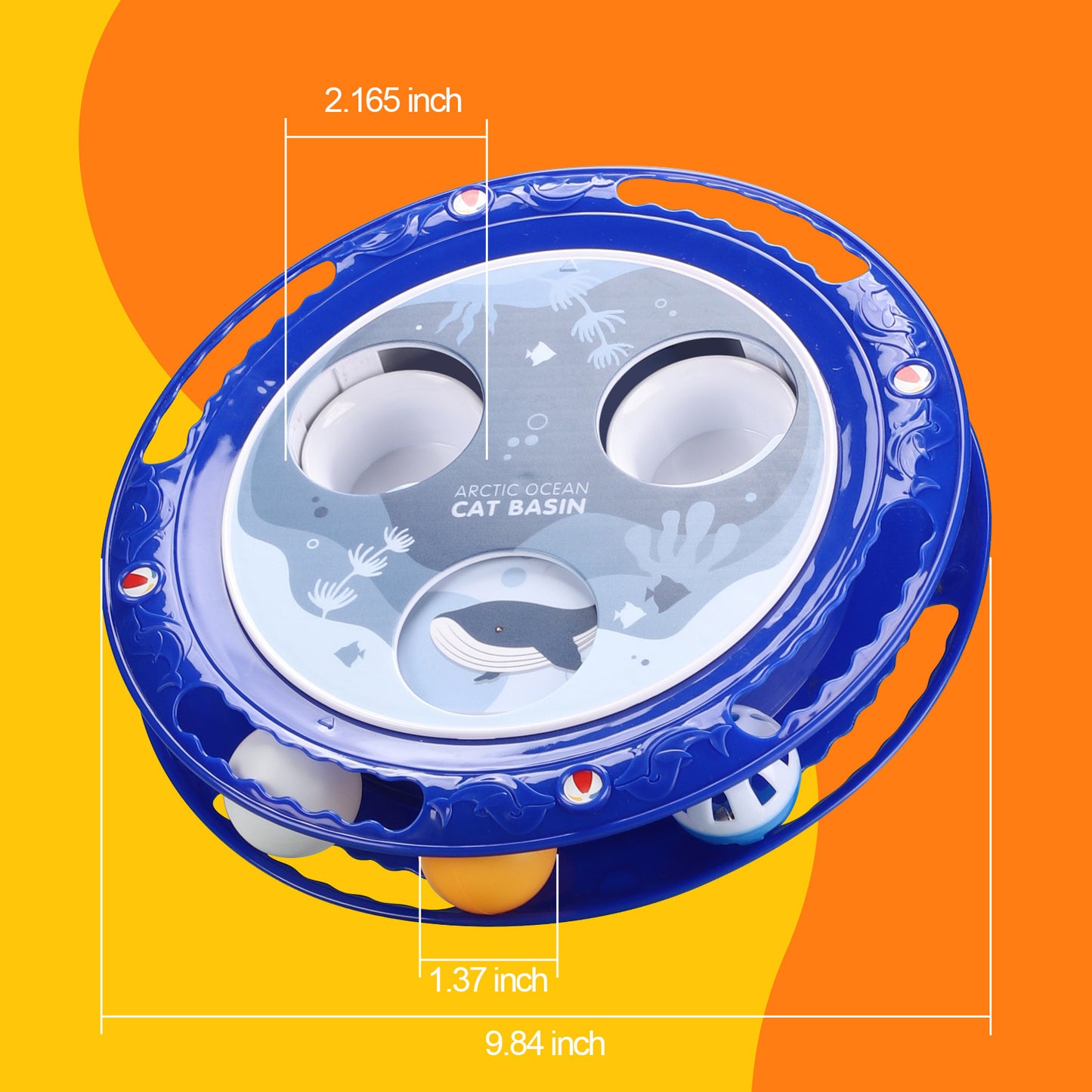 360° Electric Rotating Cat Ball Toy