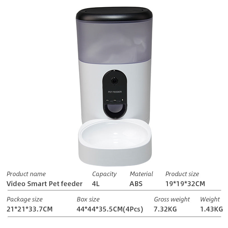 WiFi Smart Microchip Automatic Pet Feeder
