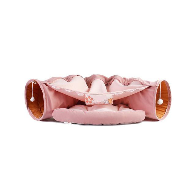 Foldable Cat Tunnel & Bed Villa