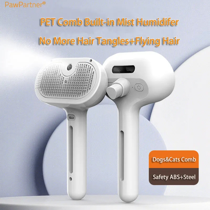 PawPartner Self-Cleaning Mist Grooming Comb