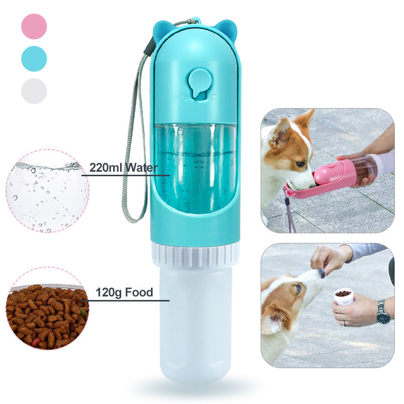 Portable 2-in-1 Pet Water & Food Cup