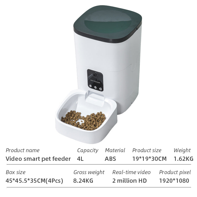 WiFi Smart Microchip Automatic Pet Feeder