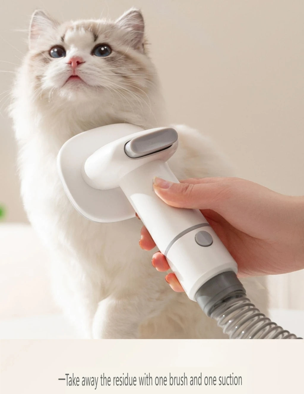 Pet Grooming Vacuum Kit – 2.3L Dust Cup
