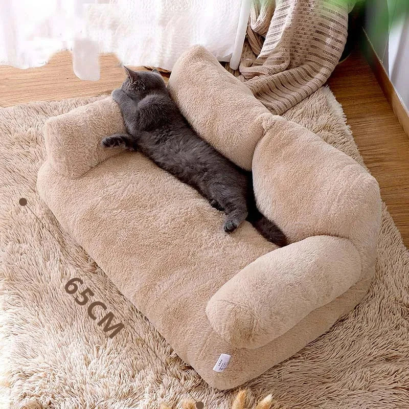 Luxury Plush Cat & Dog Sofa Bed