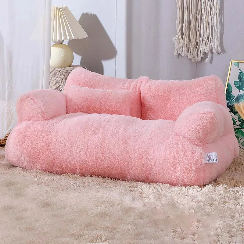 Luxury Plush Cat & Dog Sofa Bed