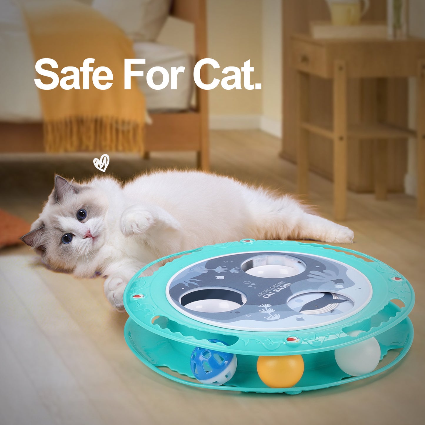 360° Electric Rotating Cat Ball Toy