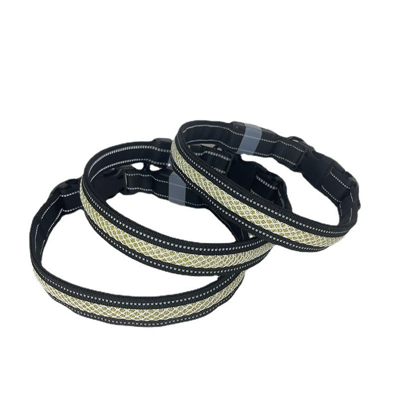 LED App-Controlled Pet Collar -
USB Rechargeable