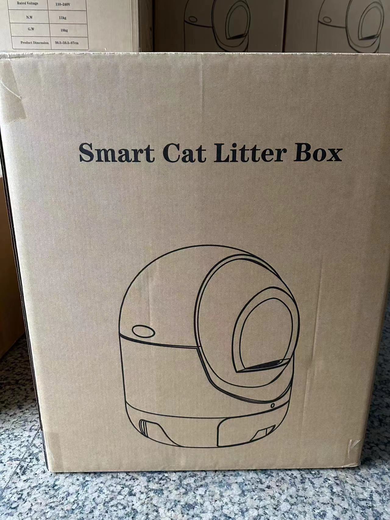 Smart WiFi Cat Litter Box – Multi-Cat & 5G