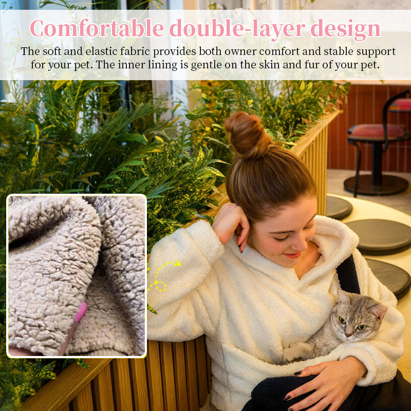 Hands-Free Pet Carrier Hoodie Sweatshirt