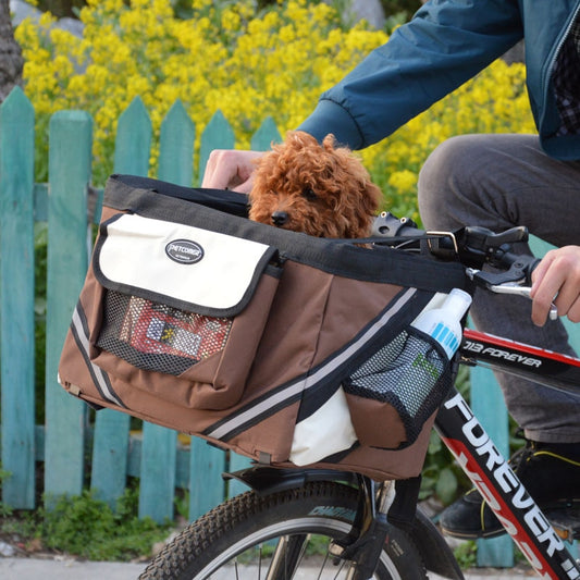 Portable Pet Bicycle Carrier Bag