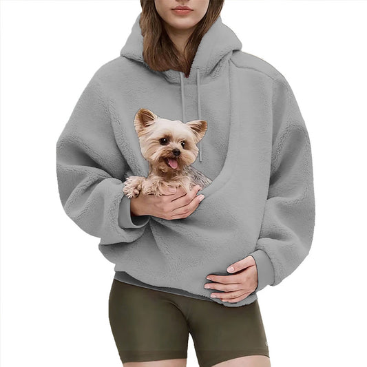 Hands-Free Pet Carrier Hoodie Sweatshirt