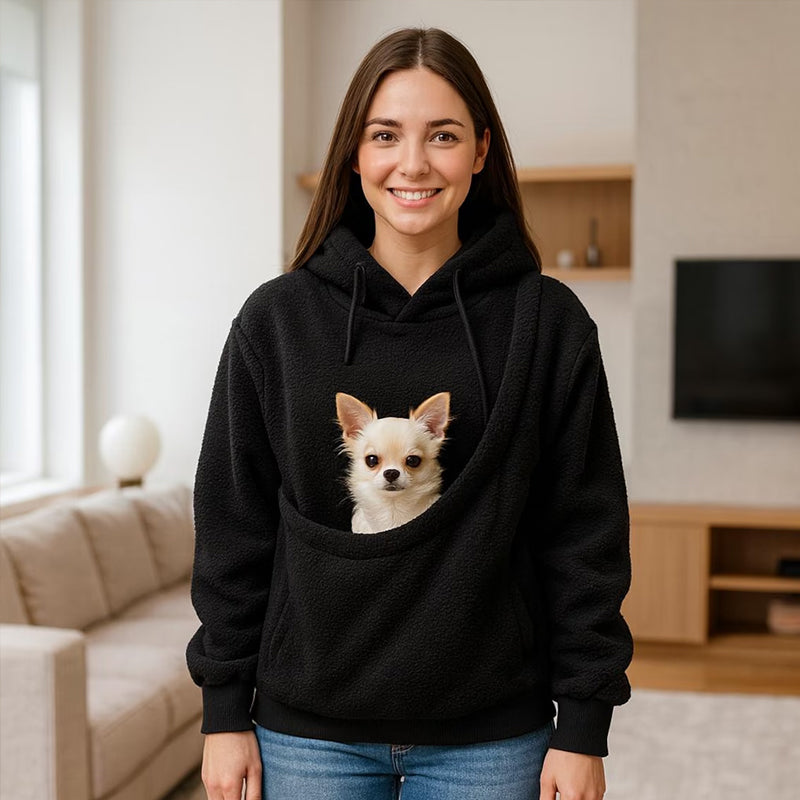 Hands-Free Pet Carrier Hoodie Sweatshirt