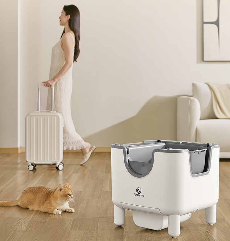 Self-Cleaning Cat Litter Box – Extra Large