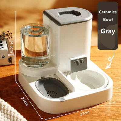 Automatic Pet Feeder - Stainless Steel Bowl