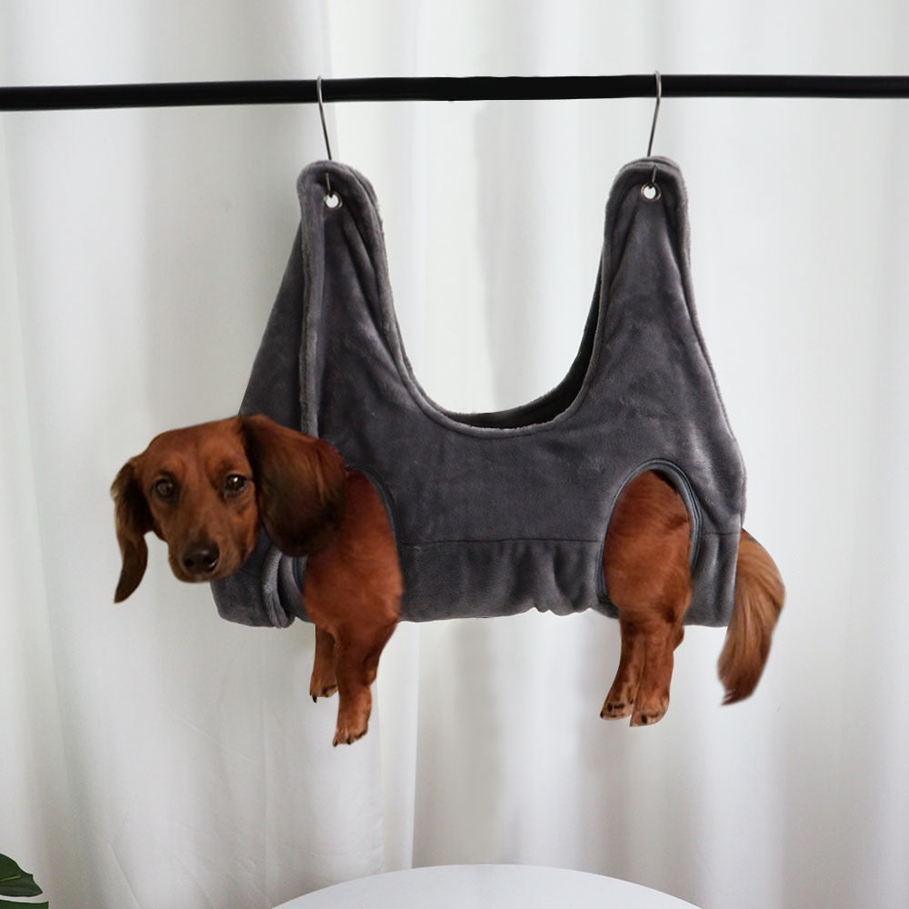 Pet Grooming Restraint Hammock Bag