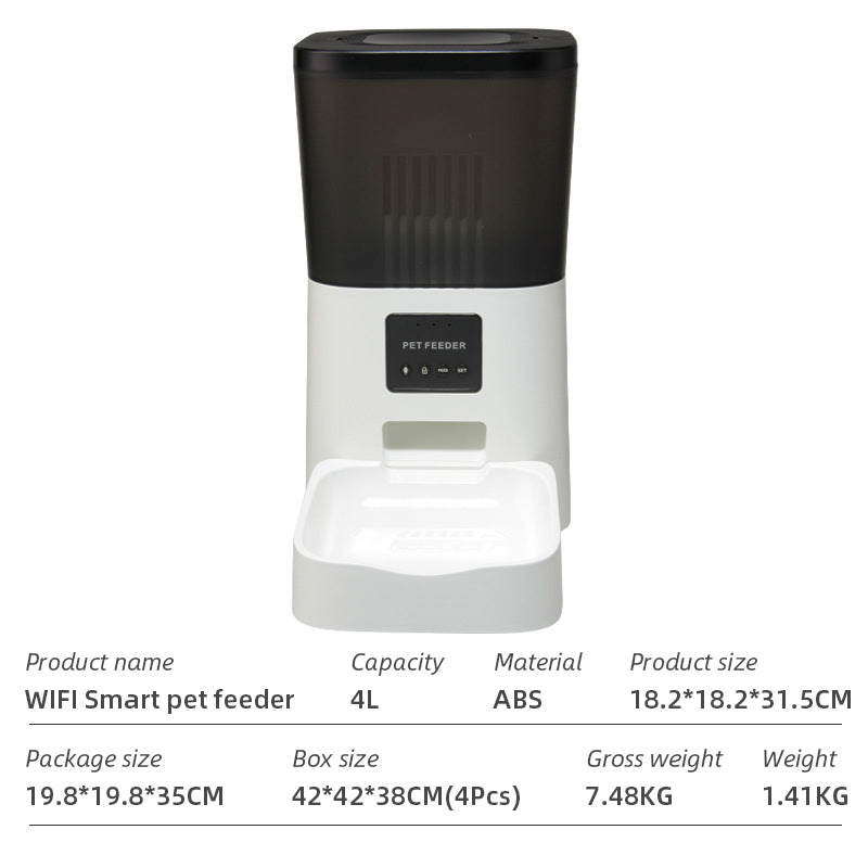 WiFi Smart Microchip Automatic Pet Feeder