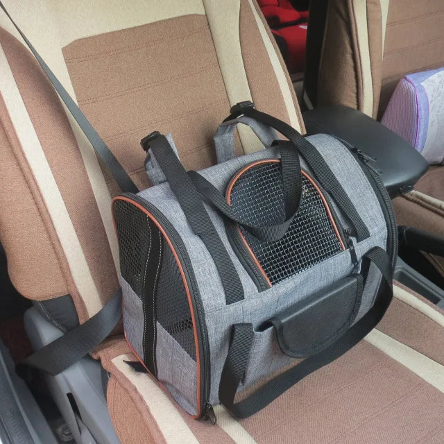 Multi-Function Folding Pet Car Seat Carrier