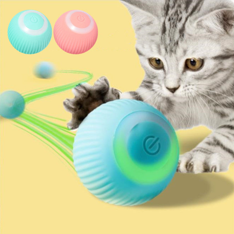 Electric Gravity Rolling Cat Ball Toy