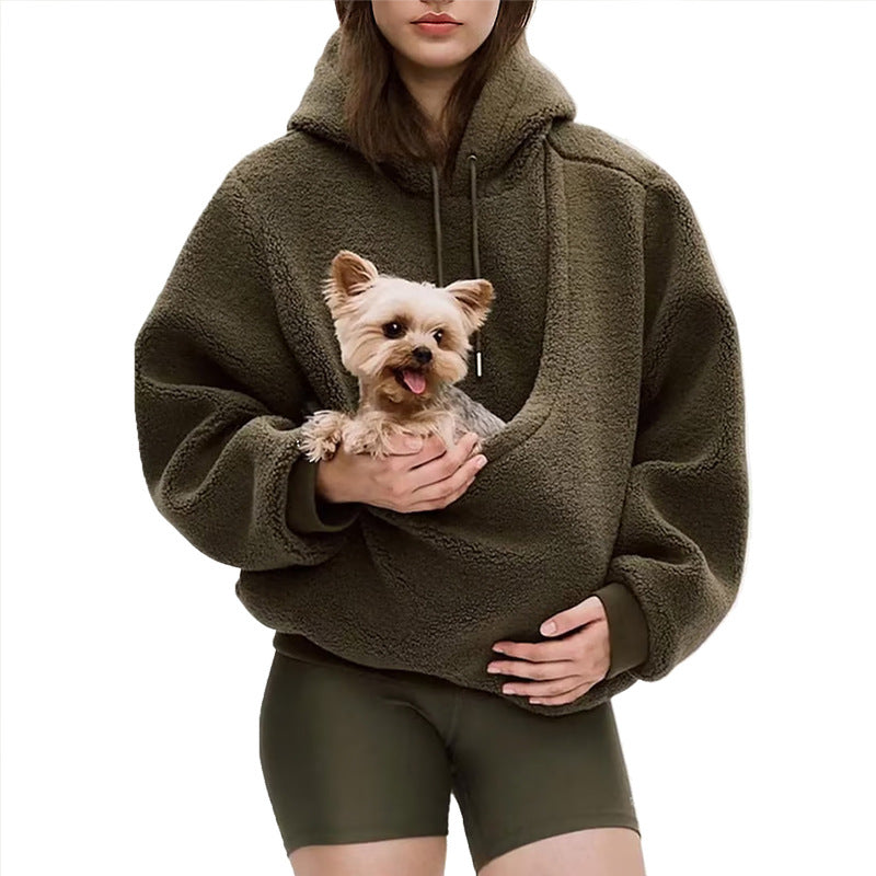 Hands-Free Pet Carrier Hoodie Sweatshirt