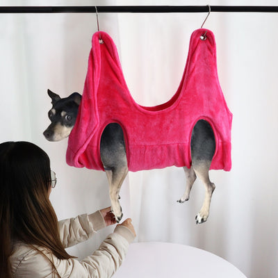 Pet Grooming Restraint Hammock Bag