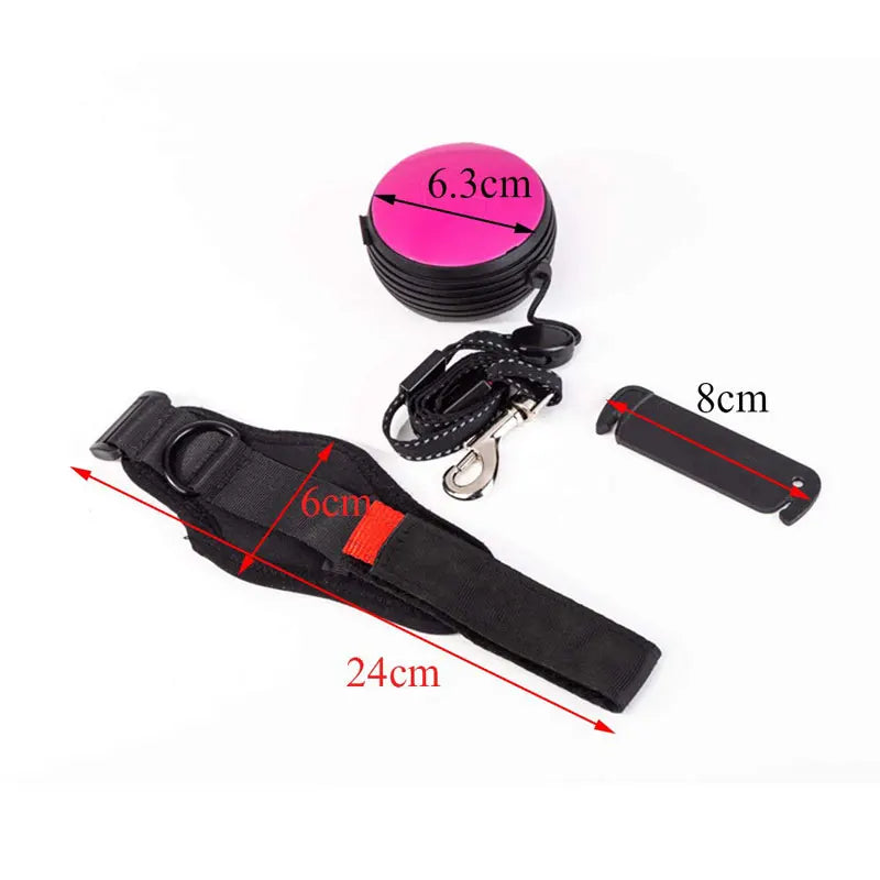 Hands-Free Wrist Dog Leash – 3M Retractable